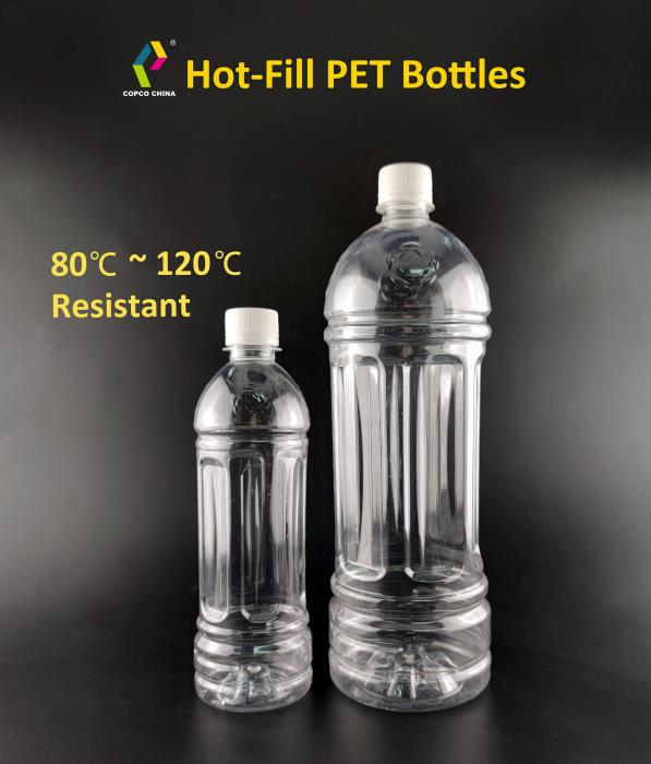 COPCOs hot-fill PET beverage bottles